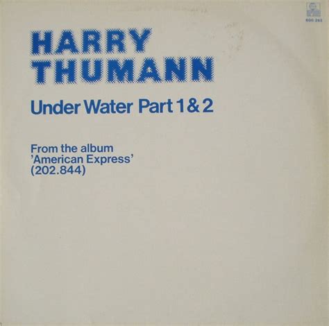 Harry Thumann Underwater Part Pic Djingel Djangel