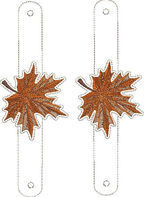 ITH Leaf Napkin Rings, Fall Napkin Rings, Maple Leaf Napkin Ring, Maple