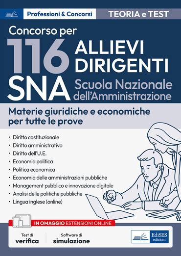 Concorso 116 Allievi Dirigenti SNA 2024