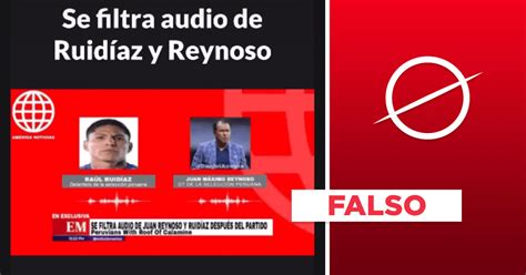 Es Falso Que Se Filtr Audio Donde Juan Reynoso Grita A Ra L Ruid Az