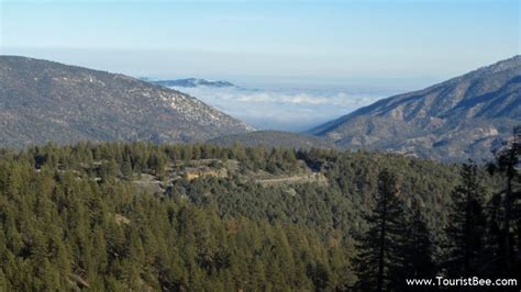 Frazier Park California Beautiful Mountain Panorama With Clouds