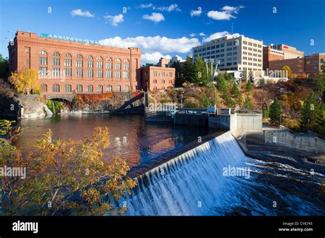Spokane River in Spokane, Washington Stock Photo - Alamy