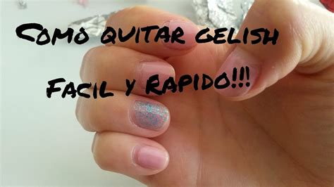 Como Quitar Gelish F Cil Y R Pido Youtube