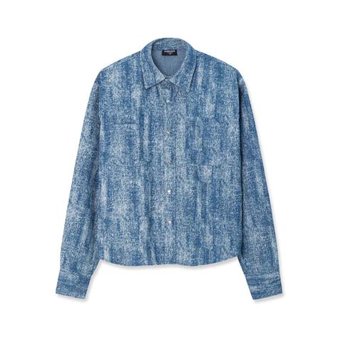 Áo sơ mi nam tay dài Denim Wash FABULOUS form rộng, màu xanh thanh lịch ...