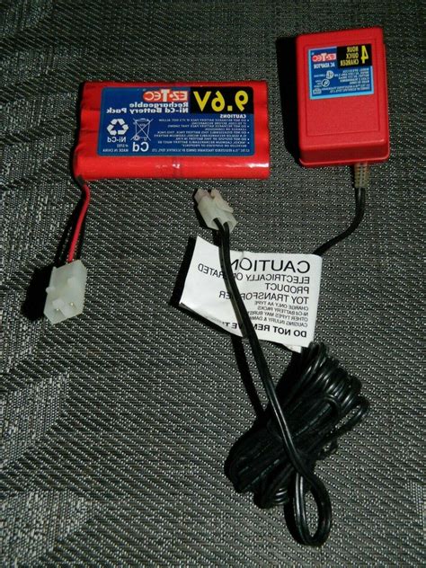 96v Eztec Rechargeable Ni Cd Battery Pack And 4