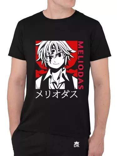 Polera Estampada Unisex Meliodas Nanatsu No Taizai Manga Cuotas