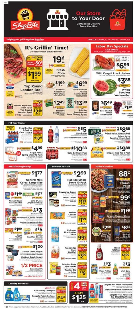 ShopRite Ad Circular - 08/30 - 09/05/2020 | Rabato