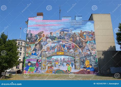 Fresco in Downtown Lynn, Massachusetts, USA Editorial Stock Image ...