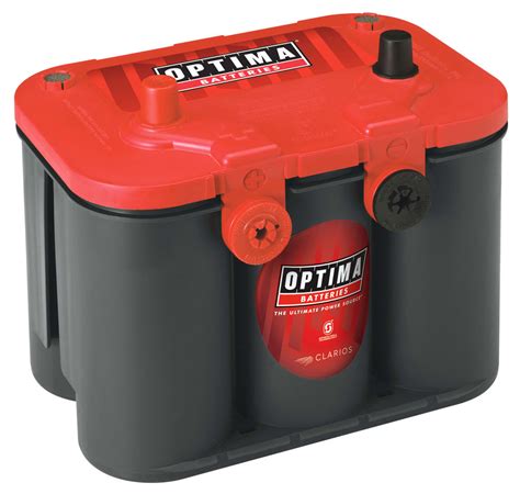 Optima Red Top RT U 4 2 12V 50Ah AGM Starterbatterie Spiralcell