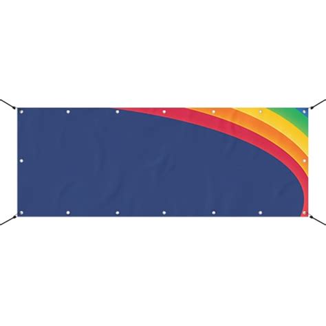 Rainbow Flag LGBTQ Gay Pride Design Large Personalised Banner Ft X Ft Partyrama