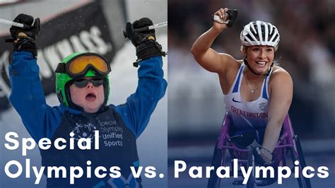 What Are The Paralympics Vs Special Olympics SONC