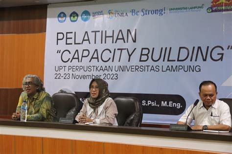 Pepustakaan Gelar Pelatihan Capacity Building Universitas Lampung