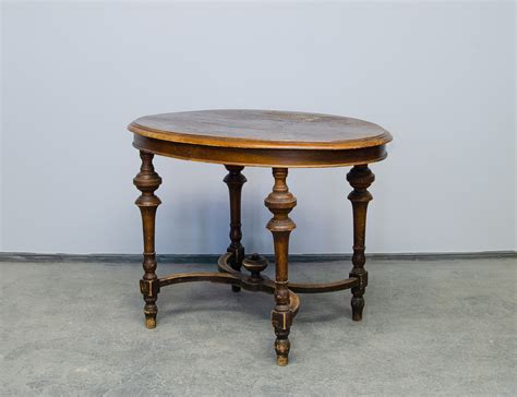 Антикварный гостиный стол 19в, артикул СГ-23070 - купить в Москве