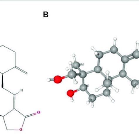 Molecular Structure Of Andrographolide A Two Dimensional Structure Download Scientific