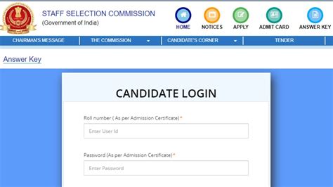 Answer Key Of Ssc Scientific Assistant Exam Released Opportunity To Object Till This Day