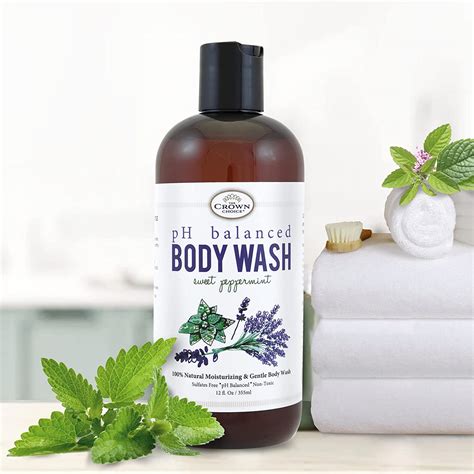 ph balanced body wash   skin