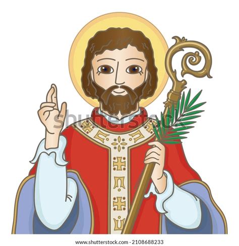 Saint Valentine Roman Saint Patron Saint Stock Vector Royalty Free