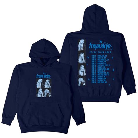 Freya Skye Stars Align Tour 2026 Hoodie Long Sleeve Streetwear Men