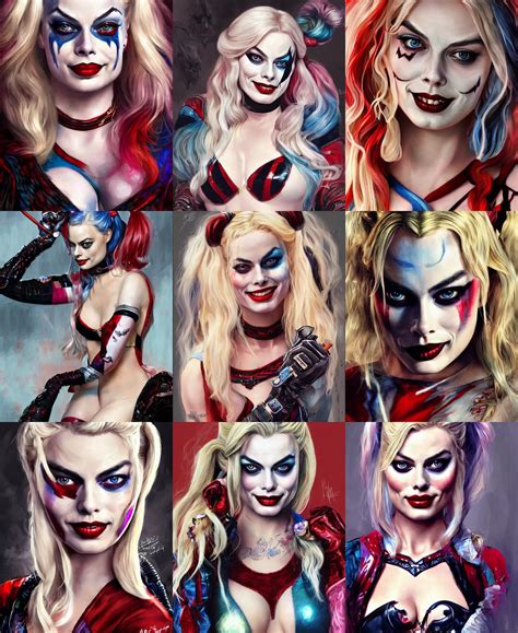 Margot Robbie As Harley Quinn Cute Fantasy Stable Diffusion OpenArt