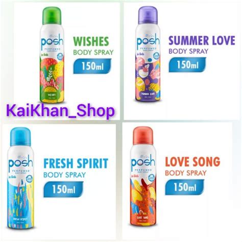 posh body spray ml lazada indonesia