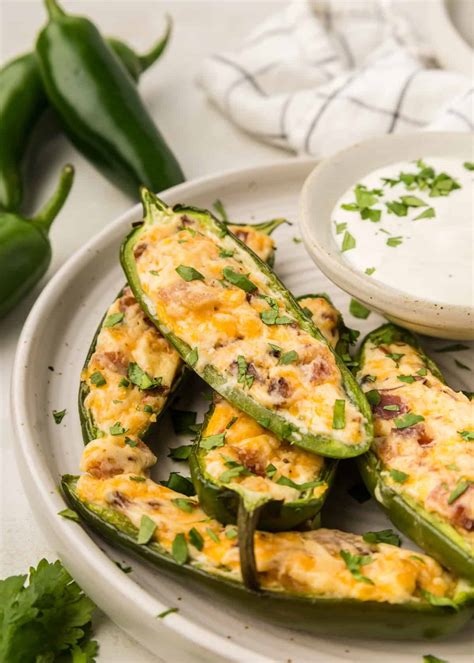 Easy Jalapeno Poppers Recipe Stuffed Jalapeno Peppers