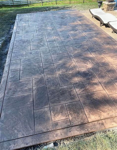 Decorative Stamped Concrete Patio Services In Cleveland Oh