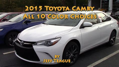 Toyota Camry All Colors