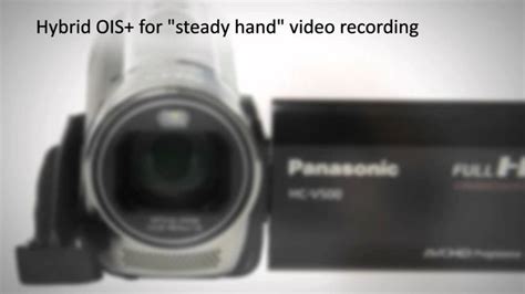 Panasonic HD Camcorder HC-V500 - YouTube