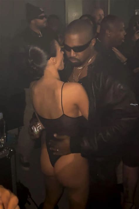 Bianca Censori Flashes Her Nude Boobs In A See Through Bodysuit Photos Allpornimages