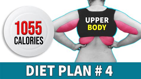 Diet Plan 4 1055 Calories For Upper Body Fat Easy And Budget Friendly Youtube