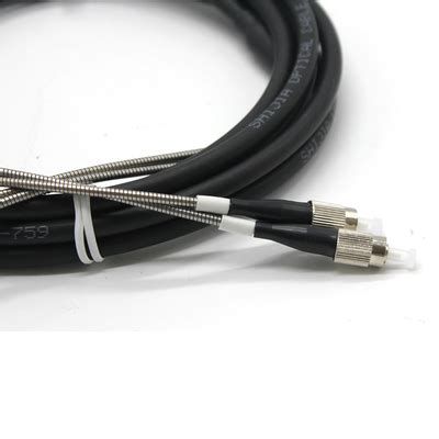 lszh  core armored break  duplex outdoor jumper fiber cable