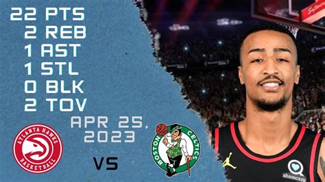 John Collins NBA Player Highlights HAWKS Vs CELTICS Play Offs 25 04