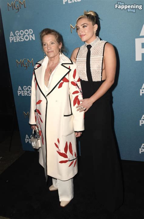 Florence Pugh Looks Hot Without A Bra At The A Good Person Movie Premiere In NYC Photos