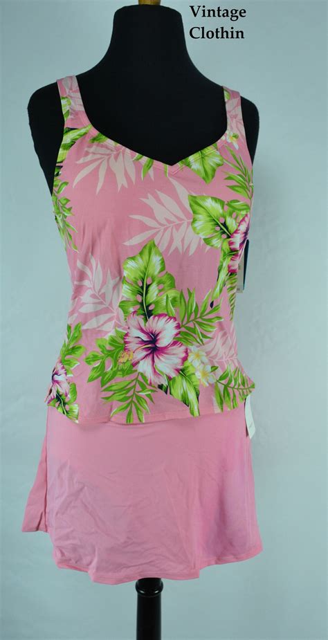 S Jantzen Pink Two Piece Bathing Suit Bikini Vintage Etsy