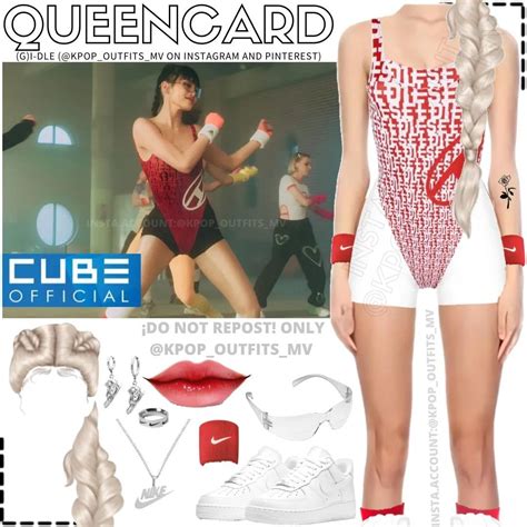 G I DLE QUEENCARD MV INSPIRED OUTFIT 8 9 KPOP OUTFITS MV ON