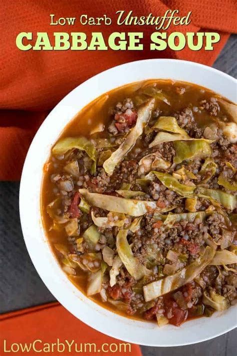 Best 15 Low Carb Cabbage soup – Easy Recipes To Make at Home