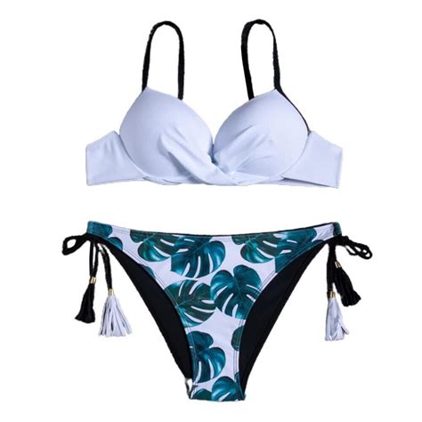 Leaf Sexy Slim Backless Bikini For Beach Bathing Suit Leaf Sexy Slim Backless Bikini For Beach