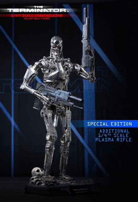 Terminator Endoskeleton 1 4 Figure The Terminator Hot Toys Hi Def Ninja Pop Culture