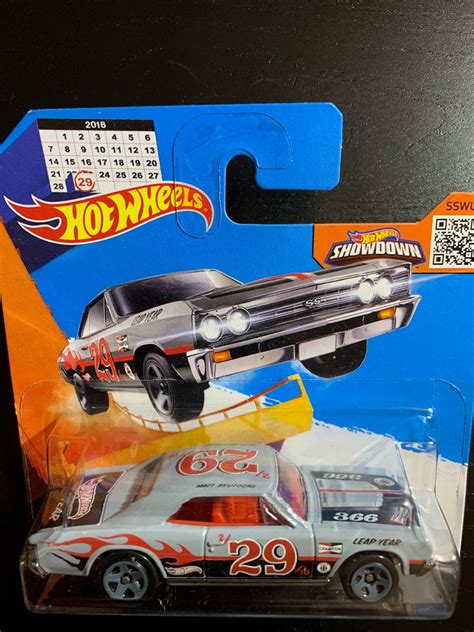Hot Wheels Chevrolet Chevelle Ss Grey With Red Black Etsy