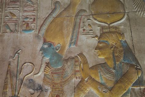 Relief of Osiris and Isis - Egypt Museum