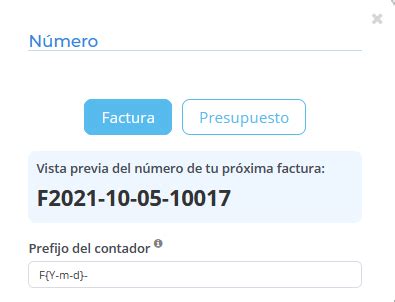 Cómo numerar las facturas correctamente axofaq