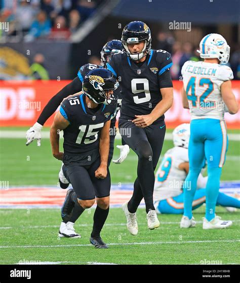 Jacksonville Jaguars Kicker Matthew Wright 15 Celebrates After His