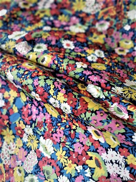 Ткань хлопок плательный (Liberty) , Италия купить в интернет-магазине ...