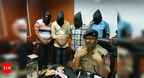 Four Criminals Arrested In Noida For Stealing Mobile Phone Accessories