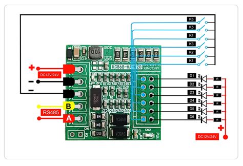 Rs485 Io Module Kc868 Hav2 Smart Home Automation Kincony