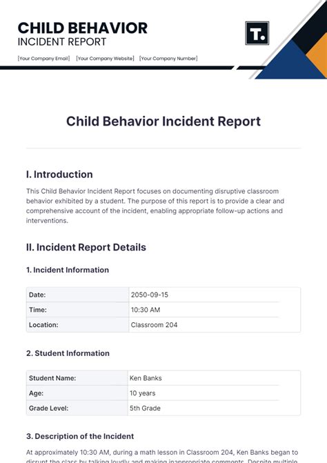 Free Workplace Fire Incident Report Template To Edit Online