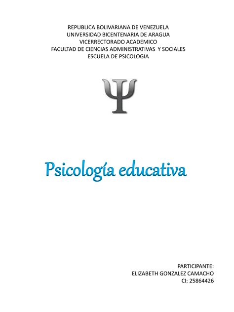 Mapa Conceptual Psicologia Educativa Pdf