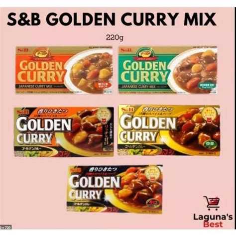 S B Golden Curry Mix G Level Mild Level Medium Hot Level