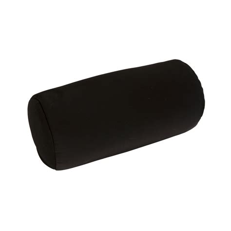 Junior Squishy Deluxe Microbead Bolster Pillow Black