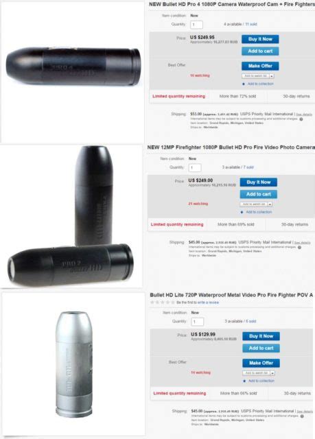 Выбор камеры на шлем-каску пожарного: обзор моделей